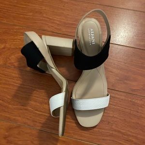 Size 10 heel shoes. Never worn